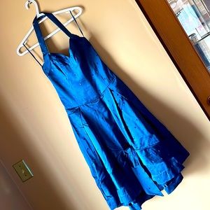 JILL STUART cerulean corset PROM DRESS sz6 NWT$781 charmeuse silk sweetheart